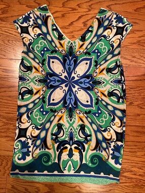 Maeve Sleeveless Printed V-Neck Women's Dress